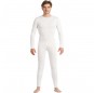 Costume da Body bianco spandex per uomo