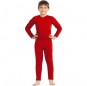 Costume da Body rosso spandex per bambino