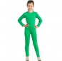 Costume da Body verde spandex per bambina