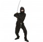 Costume da Ninja classico nero per bambino