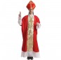 Costume da vescovo rosso per uomo