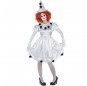 Travestimento Pagliaccia Pierrot donna per divertirsi e fare festa