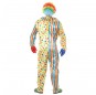 Travestimento Clown Multicolore adulti per una serata ad Halloween 