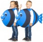 Costume da Pesce blu scuro per bambini