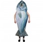 Costume da Pesce blu per uomo
