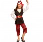 Costume da Pirata teschio classica per bambina