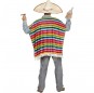 Costume da Poncho messicano originale per uomo dorso