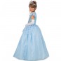 Costume da principessa Cenerentola blu per bambina perfil