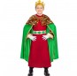 Costume da Re Magio mantello verde per bambino