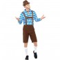 Costume da Tirolese Oktoberfest Blu per uomo