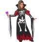 Vestito Vampira scheletro bambine per una festa ad Halloween