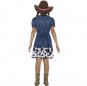 Costume da cowgirl texana per bambina dorso