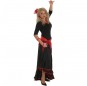 Travestimento Gonna Flamenco Nera donna per divertirsi e fare festa