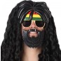 I più divertenti Occhiali rastafariani con barba per feste in maschera