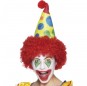 Cappello da clown con parrucca per completare il costume