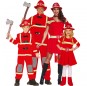 Costumi Pompieri rossi per gruppi e famiglie