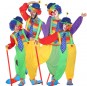 Costumi Clown da circo per gruppi e famiglie
