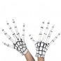 Mani di scheletro in lattice per completare il costume di paura