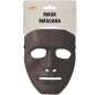 Maschera neutra nera packaging