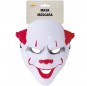 Maschera clown assassino in PVC packaging
