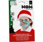 Mascherina Renna Natale di protezione per bambini packaging