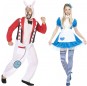 Costumi di coppia Alice sexy e il coniglio bianco