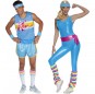 Costumi di coppia Barbie e Ken sportivi