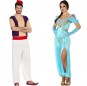 L\'originale e divertente coppia di Aladdin e Jasmine per travestirsi con il proprio compagno