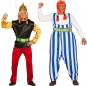 L\'originale e divertente coppia di Asterix e Obelix per travestirsi con il proprio compagno