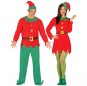 L\'originale e divertente coppia di Elfi Babbo Natale per travestirsi con il proprio compagno