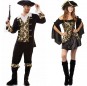 Costumi di coppia Pirati dorati