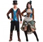 L\'originale e divertente coppia di Avventurieri steampunk per travestirsi con il proprio compagno