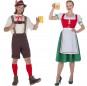 L\'originale e divertente coppia di Tirolesi Oktoberfest per travestirsi con il proprio compagno
