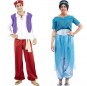 Costumi di coppia Principe Aladino e principessa Jasmine
