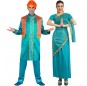 Costumi di coppia Bollywood Turchese