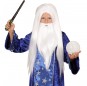 Parrucca con barba Wizard per bambini per completare il costume
