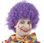 Parrucca da clown viola per completare il costume
