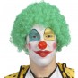 Parrucca verde da clown per completare il costume