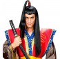 Parrucca lunga da samurai per completare il costume