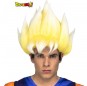 La più divertente Parrucca adulti Goku Super Saiyan per feste in maschera