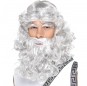 La più divertente Parrucca Nettuno con barba per feste in maschera