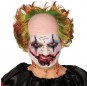 La più divertente Parrucca clown assassino con testa calva per feste in maschera