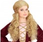 Parrucca bionda medievale per bambini per completare il costume