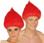 La più divertente Parrucca troll rossa per feste in maschera