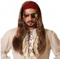 Parrucca pirata Jack Sparrow