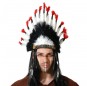 Copricapo indiano americano con piume per completare il costume