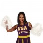 Pompon bianchi da cheerleader per completare il costume