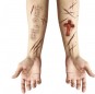 Tatuaggi adesivi ferite possedute per completare il costume di paura