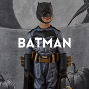 Osa essere il Cavaliere della Notte! Scopri la nostra collezione di costumi di Batman per bambini e bambine.
