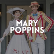 Catalogo dei costumi di Mary Poppins per ragazzi, ragazze, uomini e donne